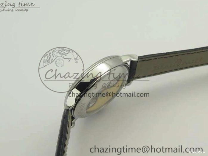 1228 SportInspired Villeret 6669 SS HG 1:1 Best Edition White Dial On Leather Strap V 8099